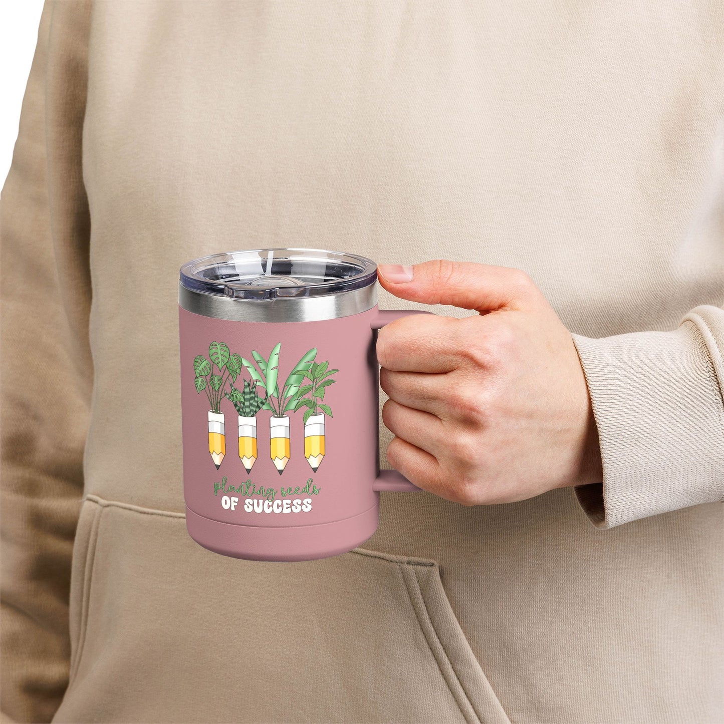 Botanical Coffee Tumbler - Planting Seeds of Success