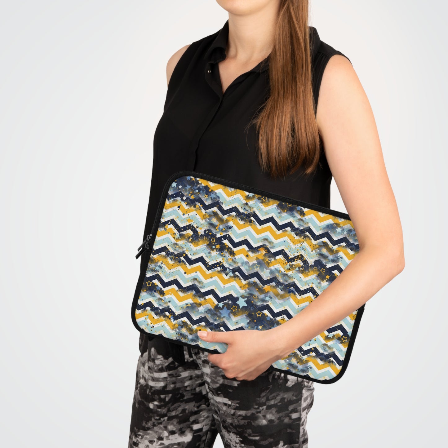 Chic Chevron Laptop Sleeve for Stylish Protection