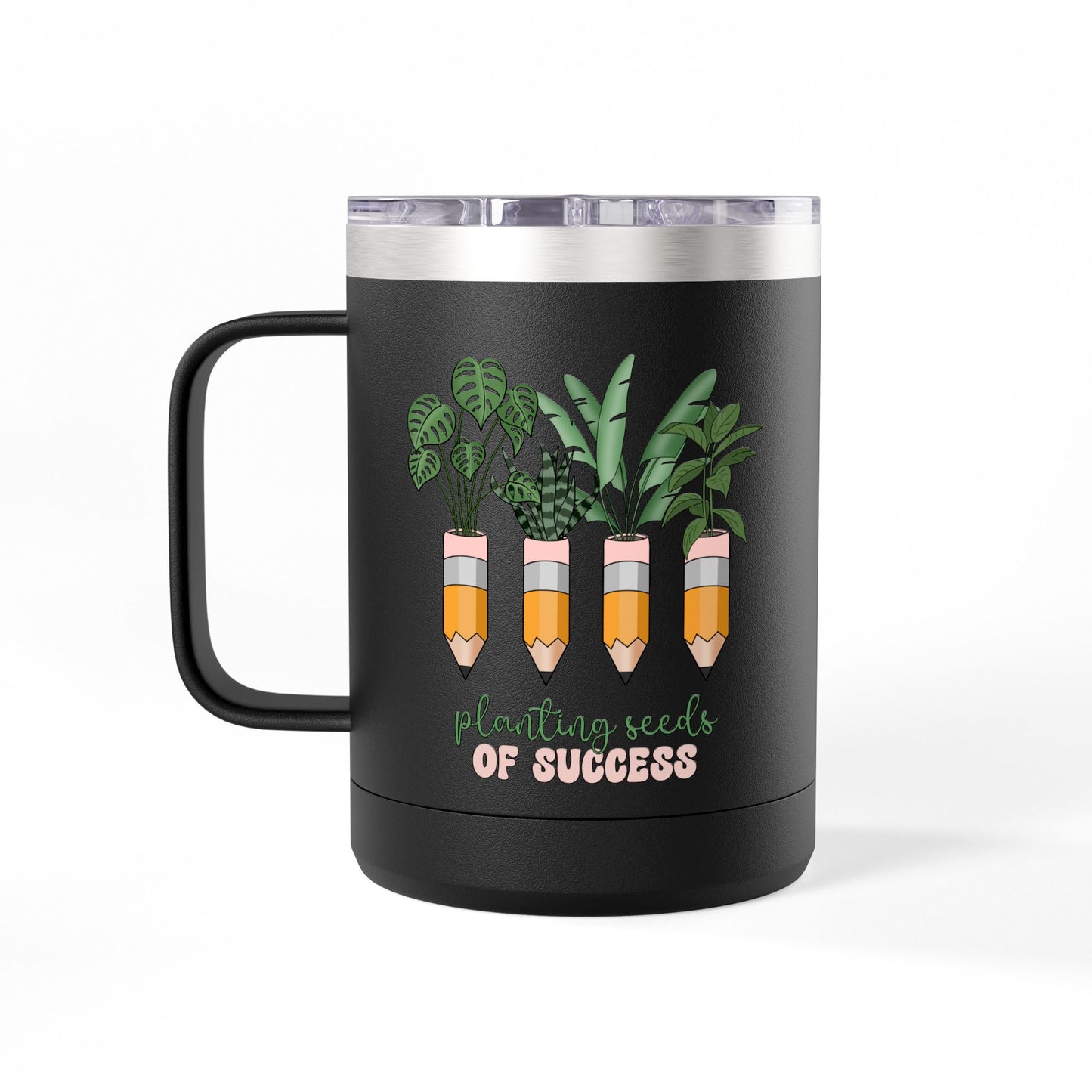 Botanical Coffee Tumbler - Planting Seeds of Success