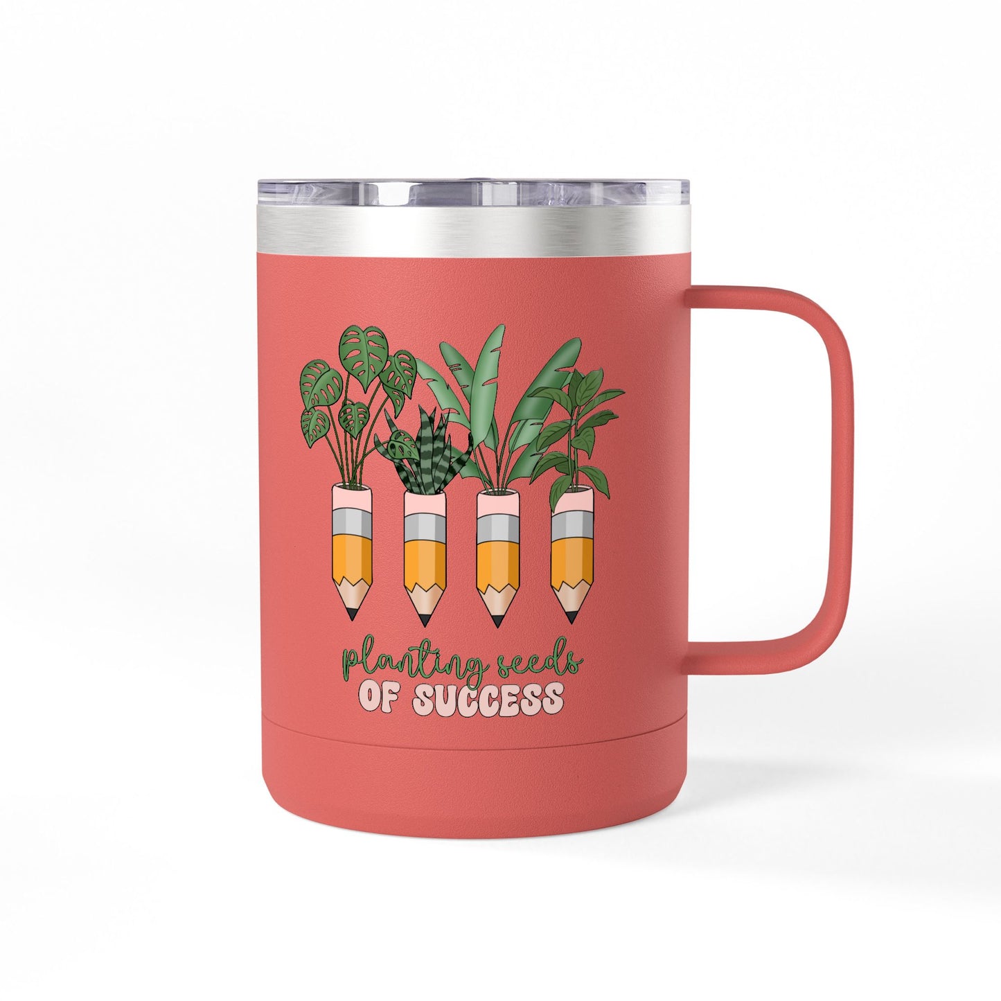 Botanical Coffee Tumbler - Planting Seeds of Success