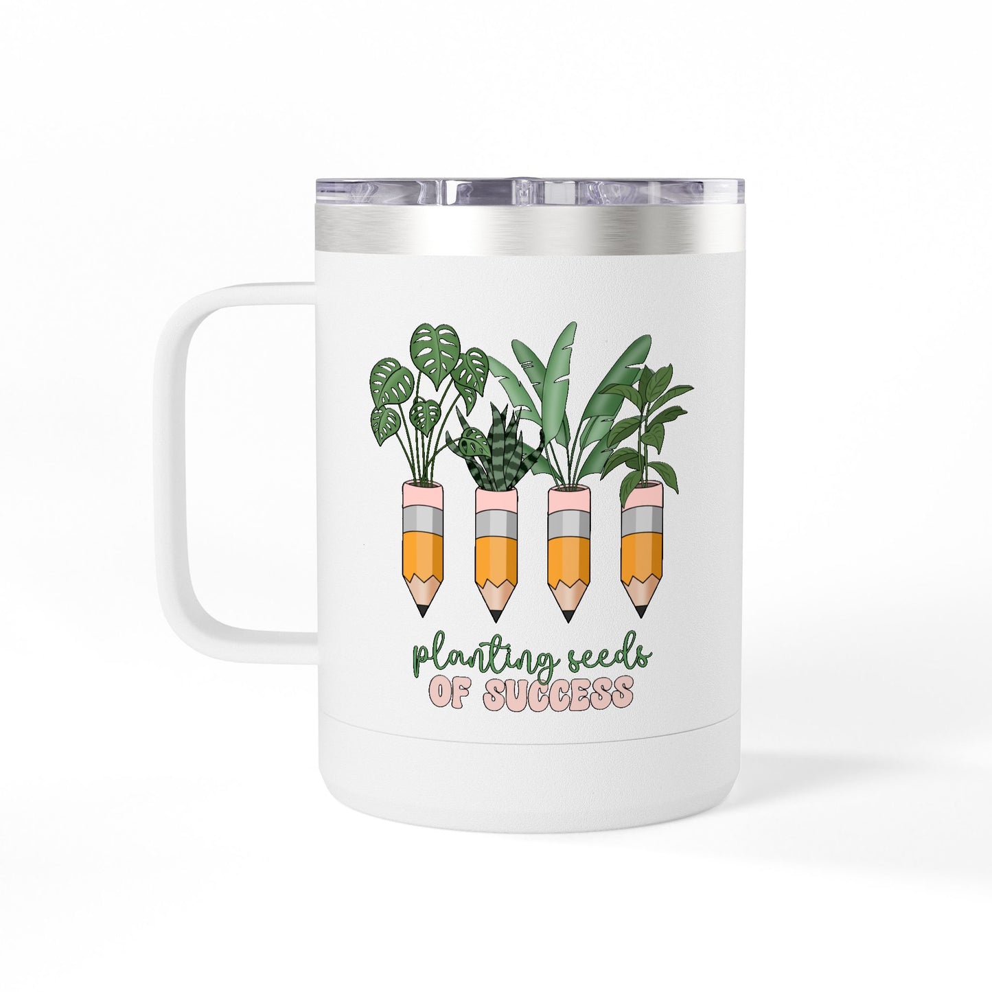 Botanical Coffee Tumbler - Planting Seeds of Success