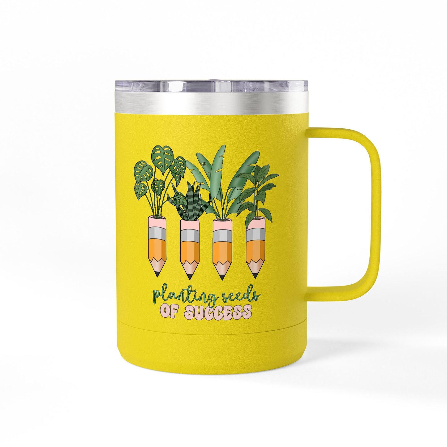 Botanical Coffee Tumbler - Planting Seeds of Success