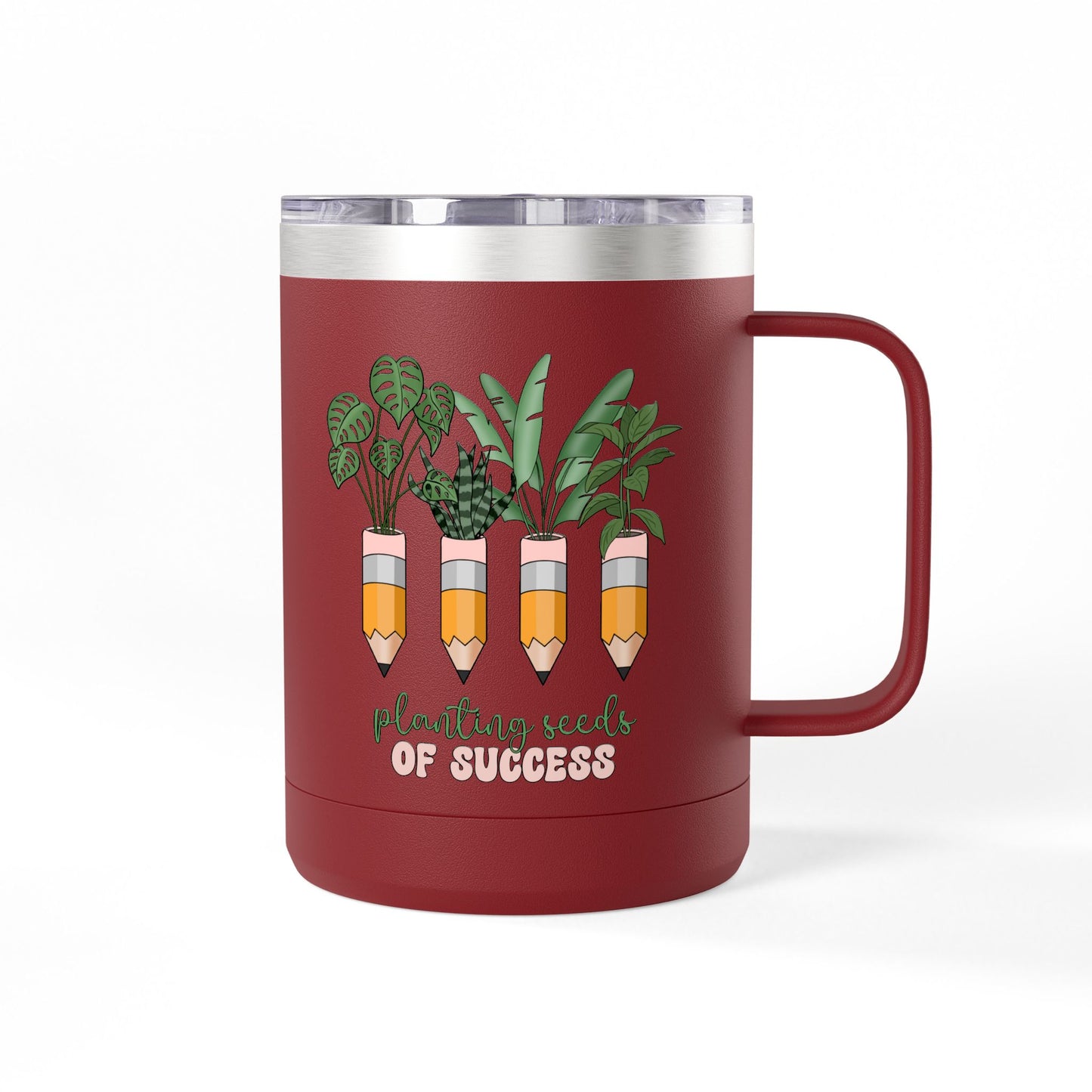 Botanical Coffee Tumbler - Planting Seeds of Success