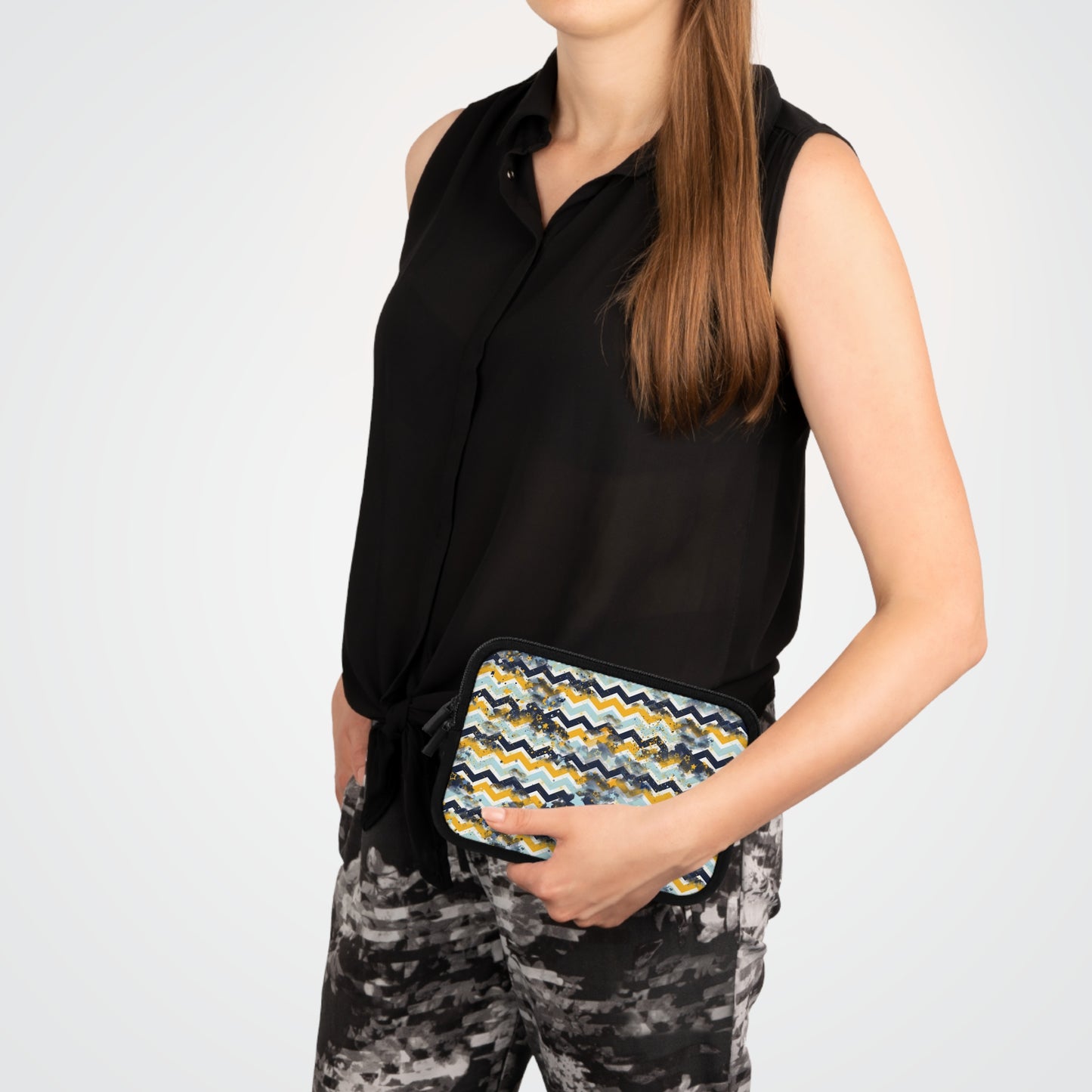Chic Chevron Laptop Sleeve for Stylish Protection
