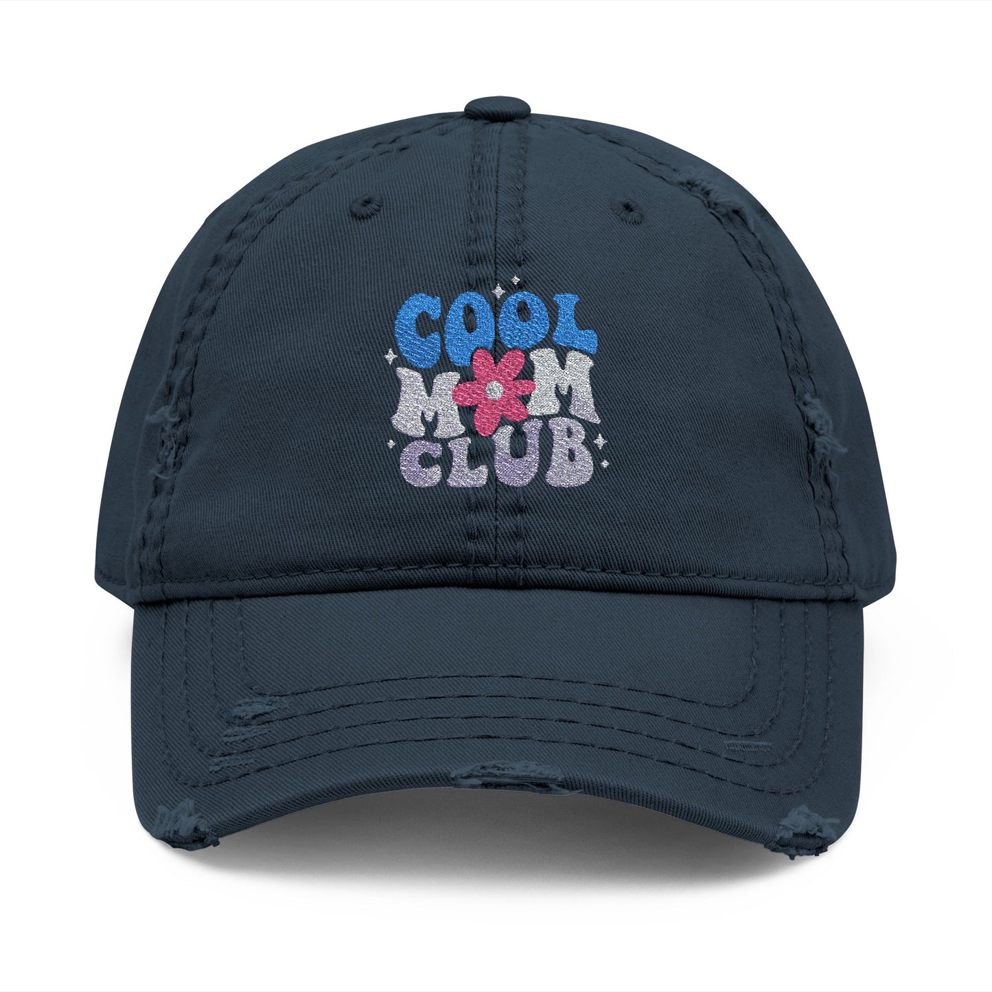 Cool Mom Club Distressed Hat