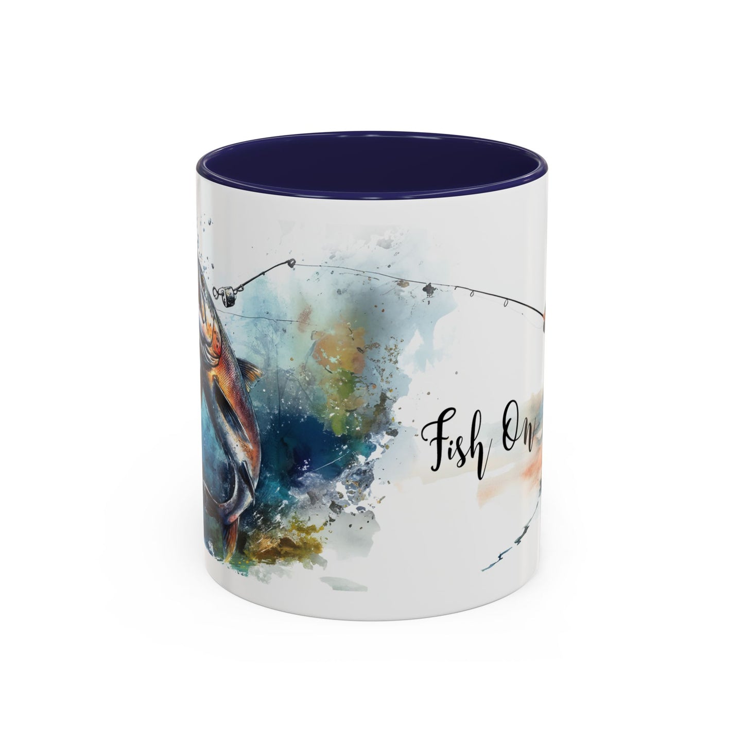 ‘Fish On’ Design Fishing Themed Coffee Mug