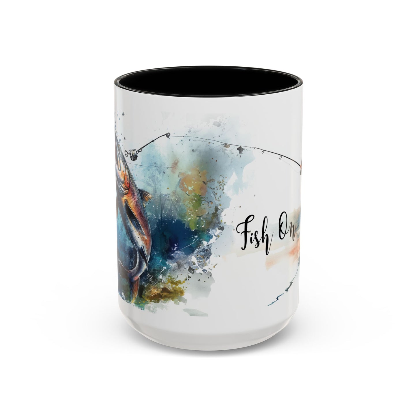 ‘Fish On’ Design Fishing Themed Coffee Mug
