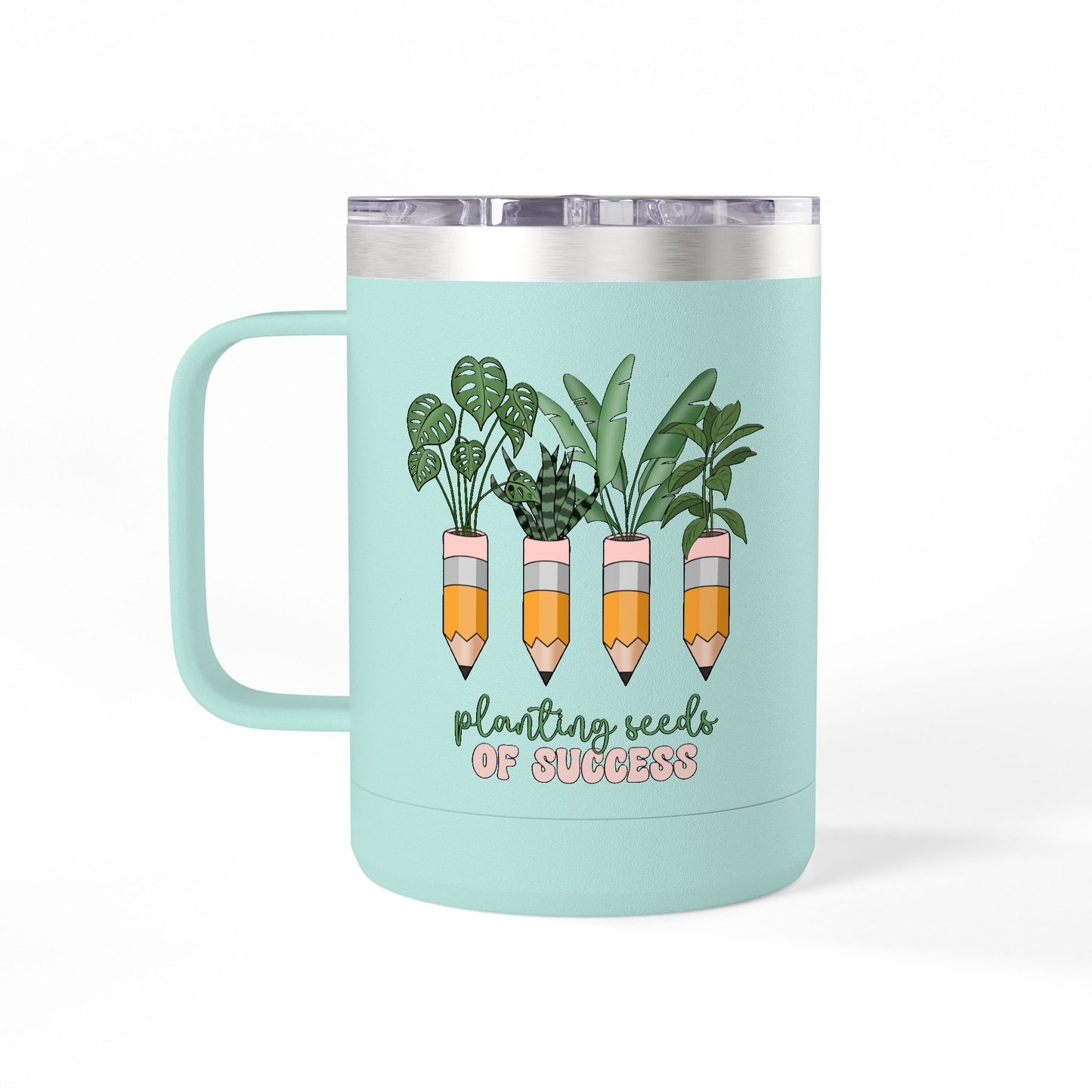 Botanical Coffee Tumbler - Planting Seeds of Success