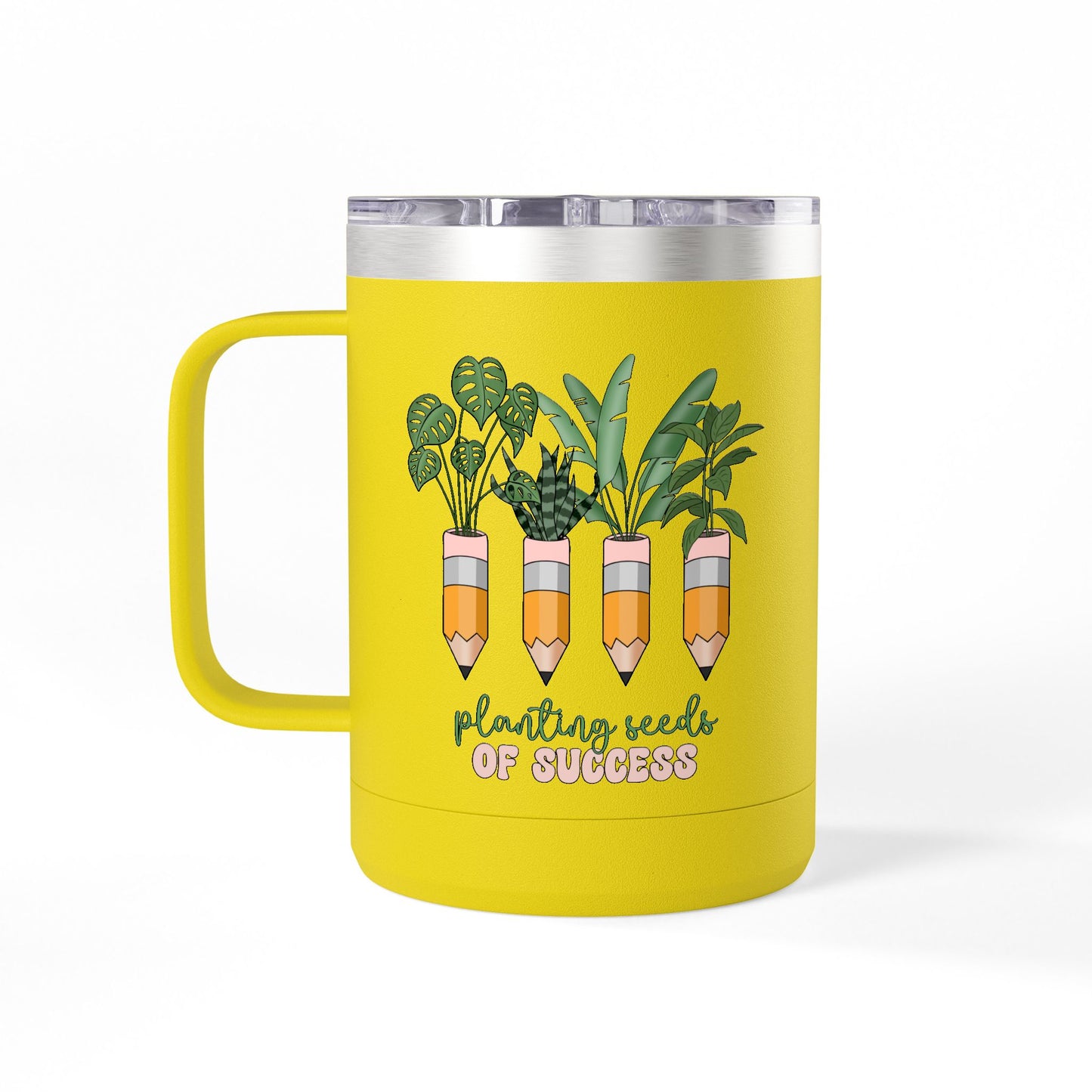 Botanical Coffee Tumbler - Planting Seeds of Success