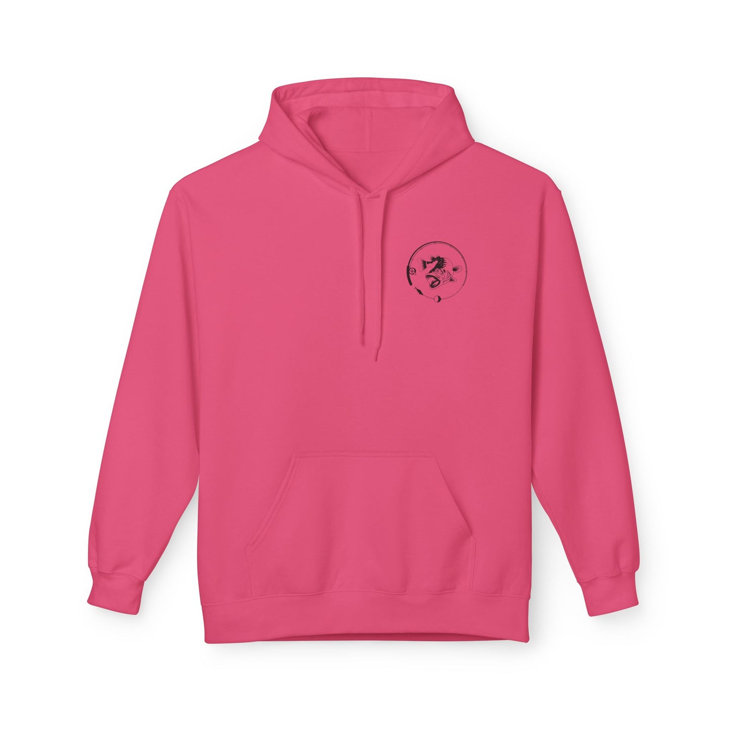 "Reel Girls Fish" Hoodie - Midweight Fleece for Fishing Enthusiasts