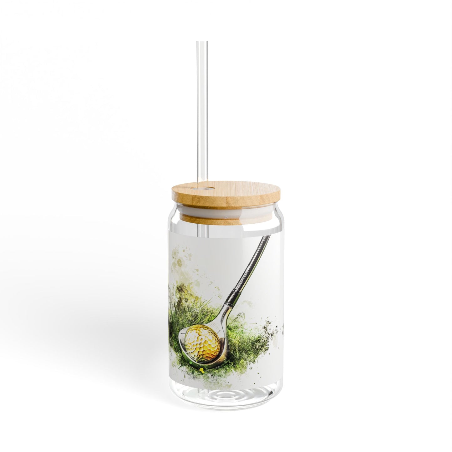 Weapon of Grass Destruction Sipper Glass, 16oz | Eco-Friendly Glass Drinkware