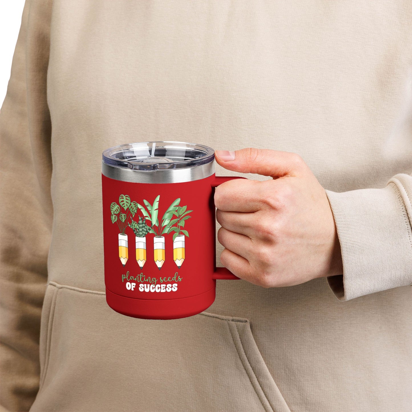 Botanical Coffee Tumbler - Planting Seeds of Success