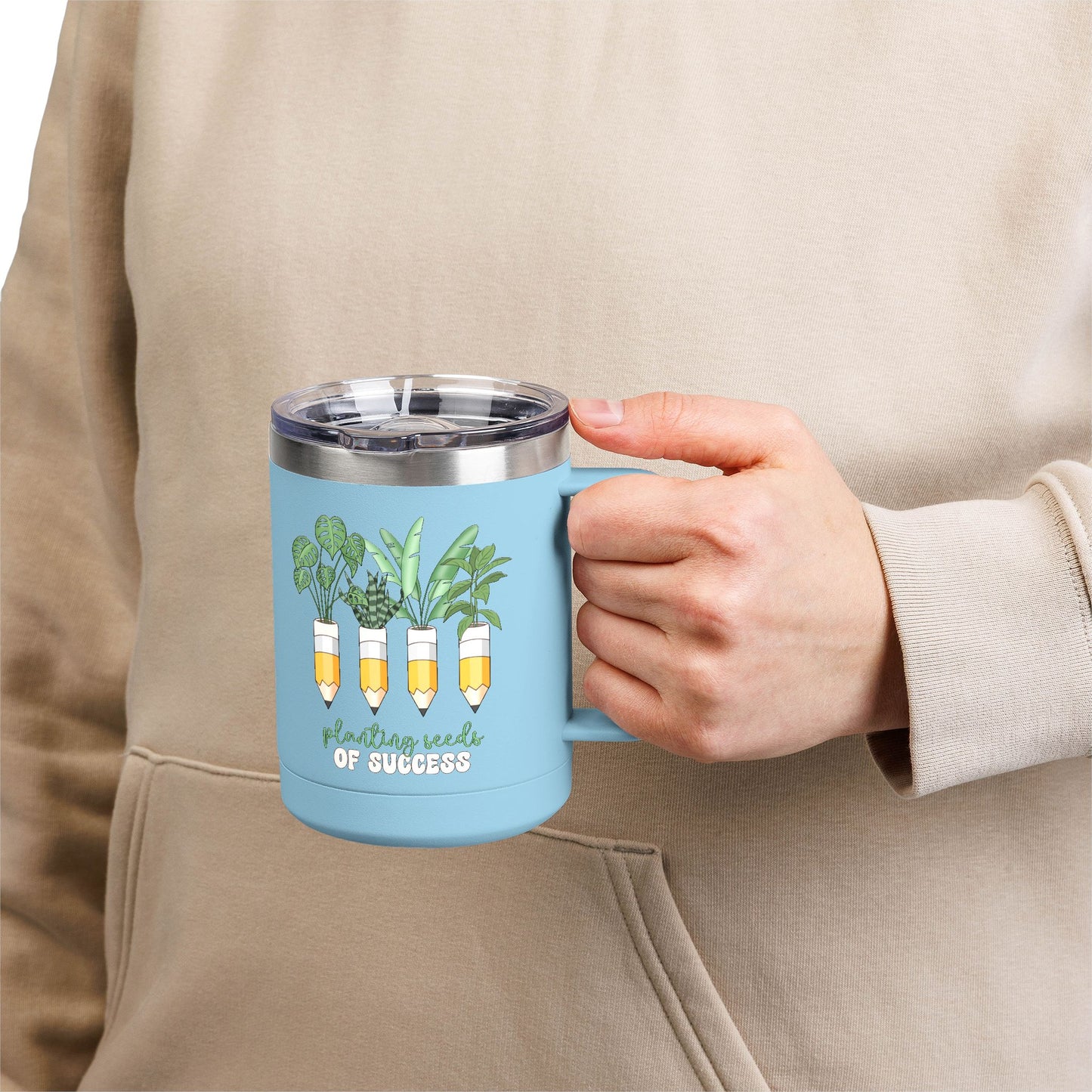 Botanical Coffee Tumbler - Planting Seeds of Success