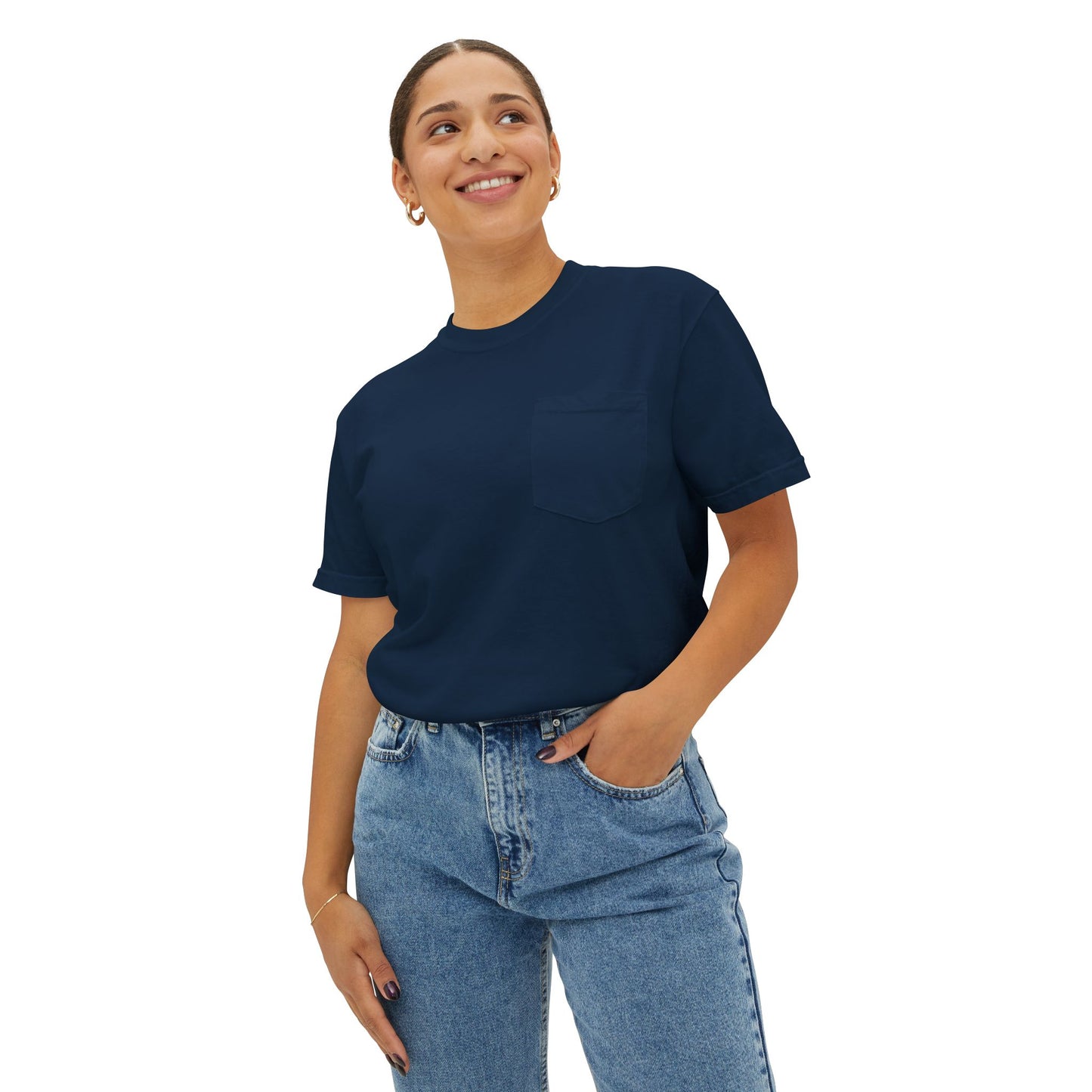 Unisex Book Lover Pocket T-Shirt