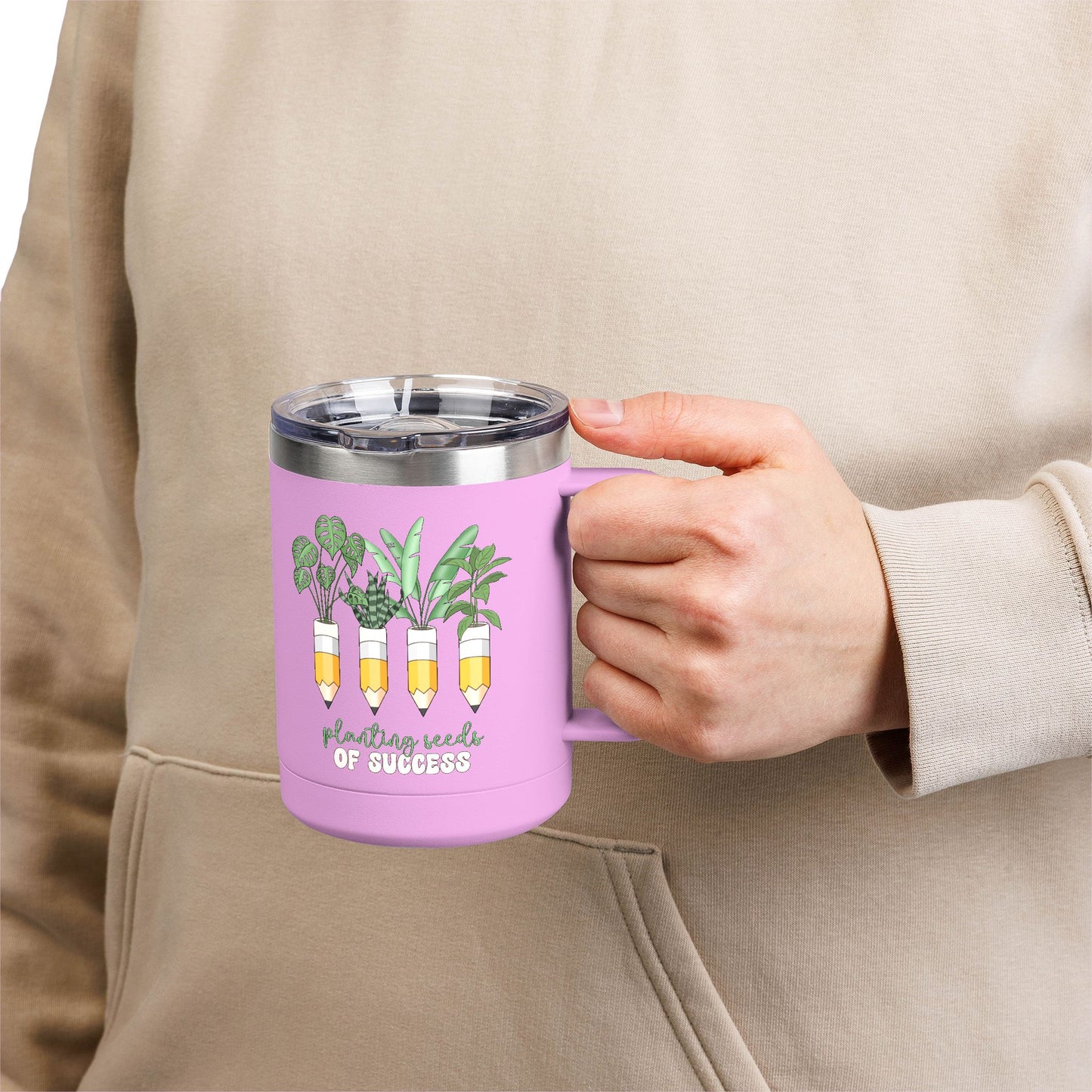Botanical Coffee Tumbler - Planting Seeds of Success