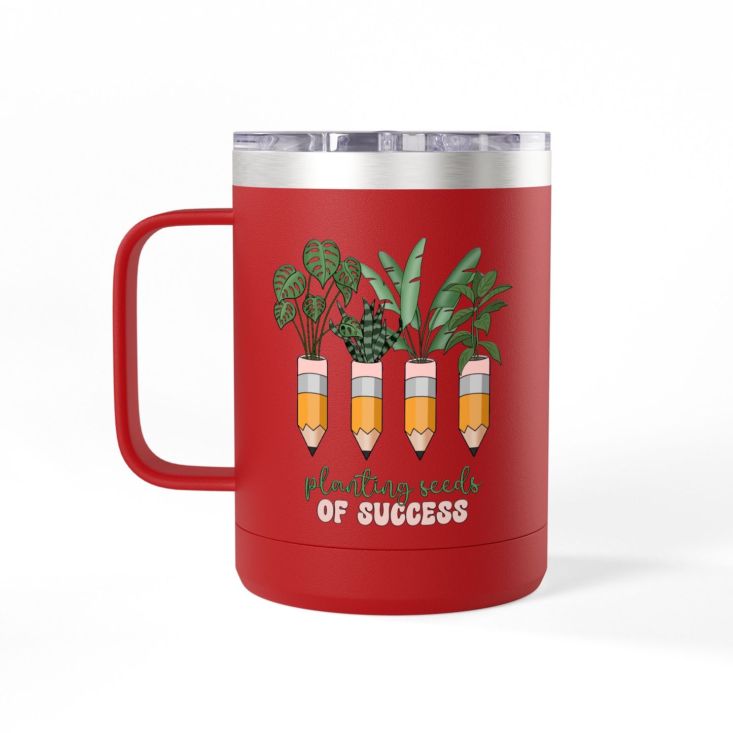 Botanical Coffee Tumbler - Planting Seeds of Success