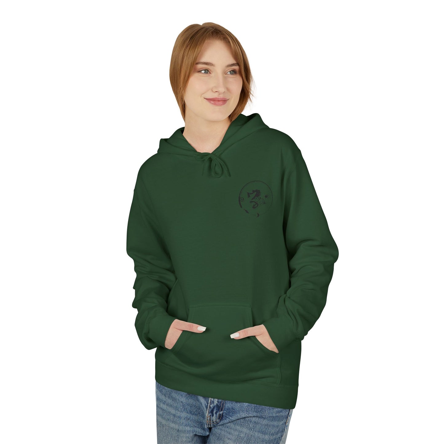 "Reel Girls Fish" Hoodie - Midweight Fleece for Fishing Enthusiasts