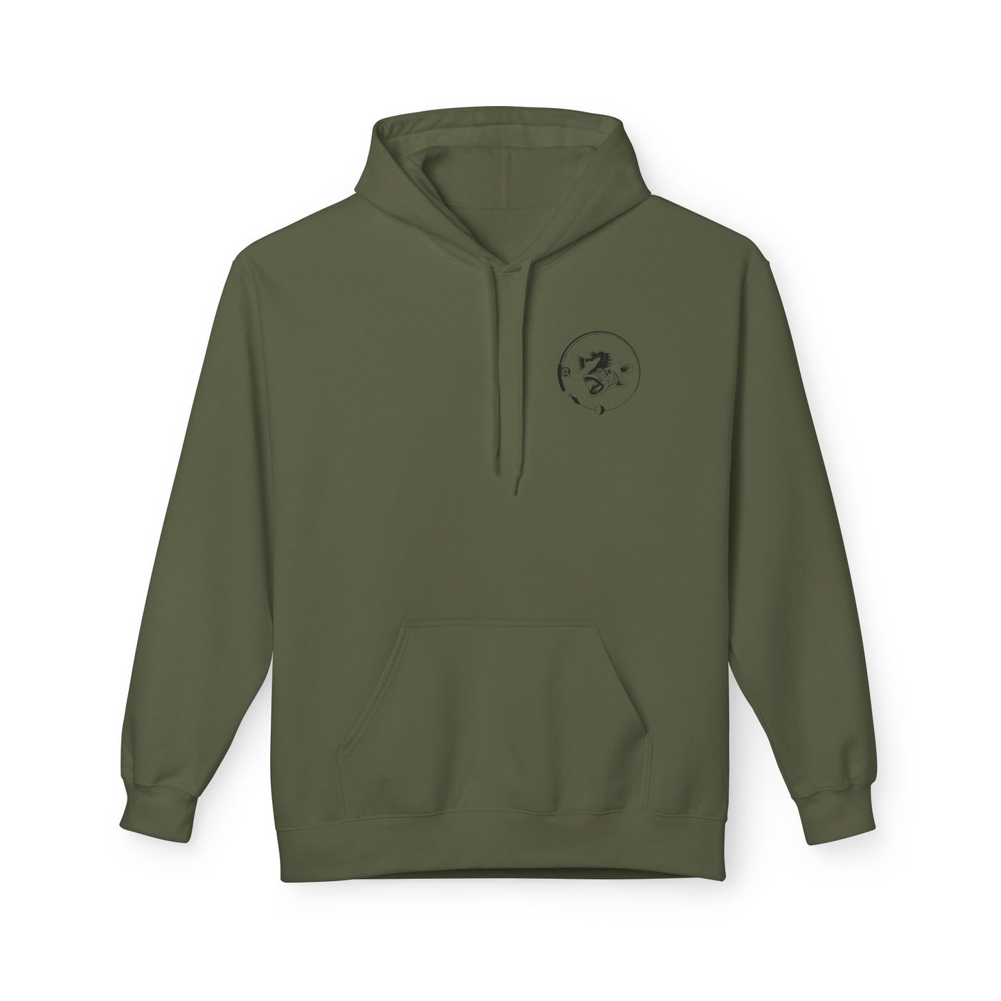 "Reel Girls Fish" Hoodie - Midweight Fleece for Fishing Enthusiasts