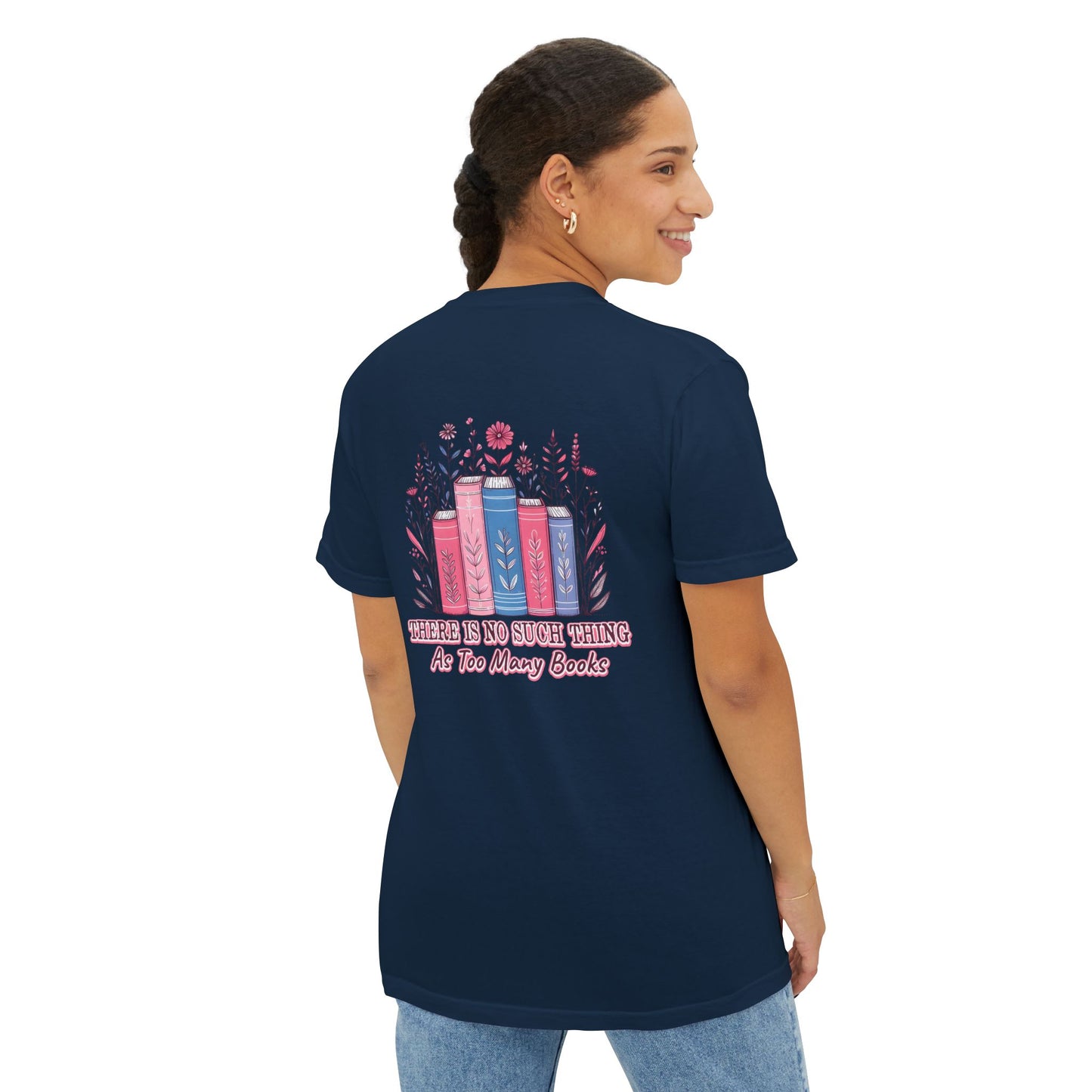 Unisex Book Lover Pocket T-Shirt