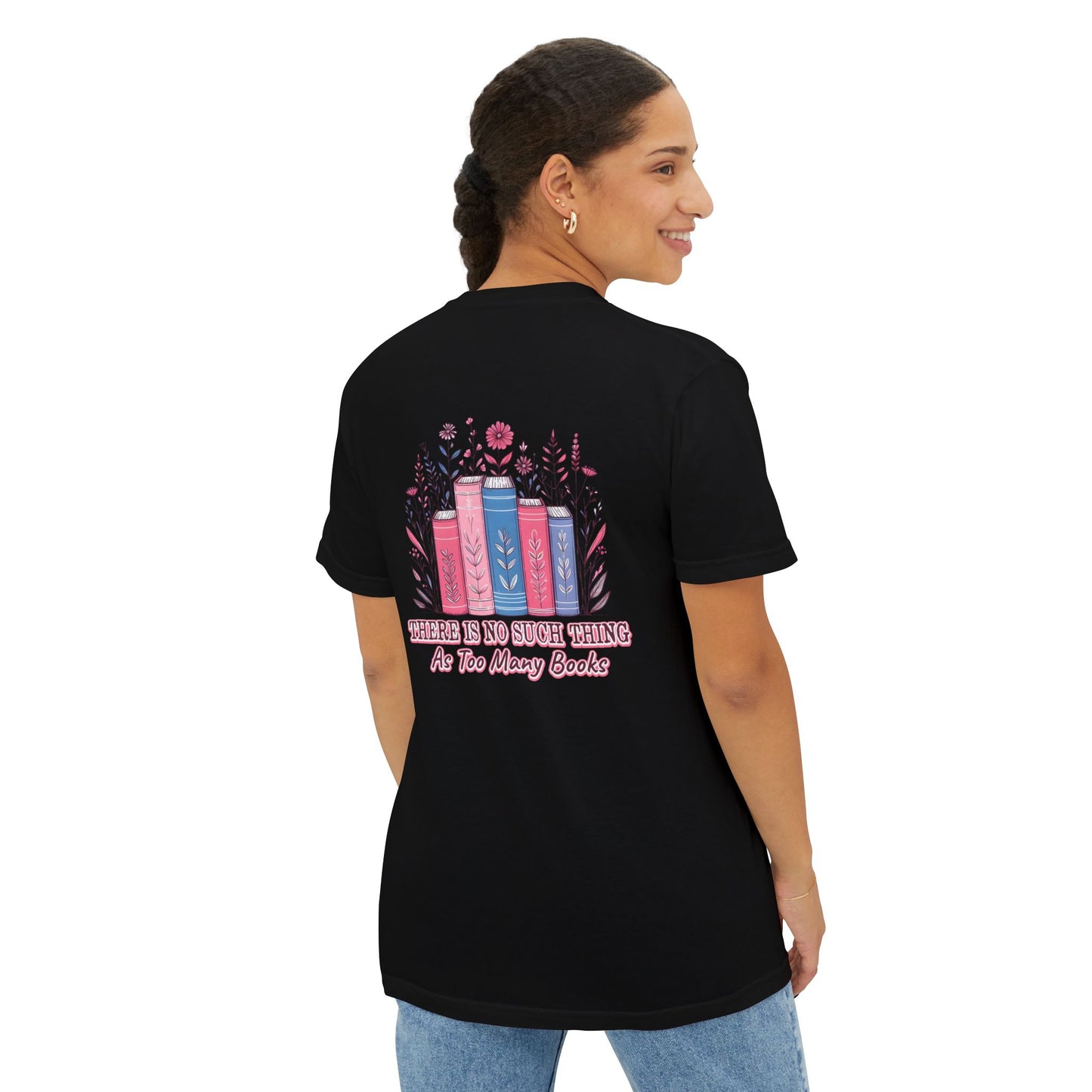 Unisex Book Lover Pocket T-Shirt