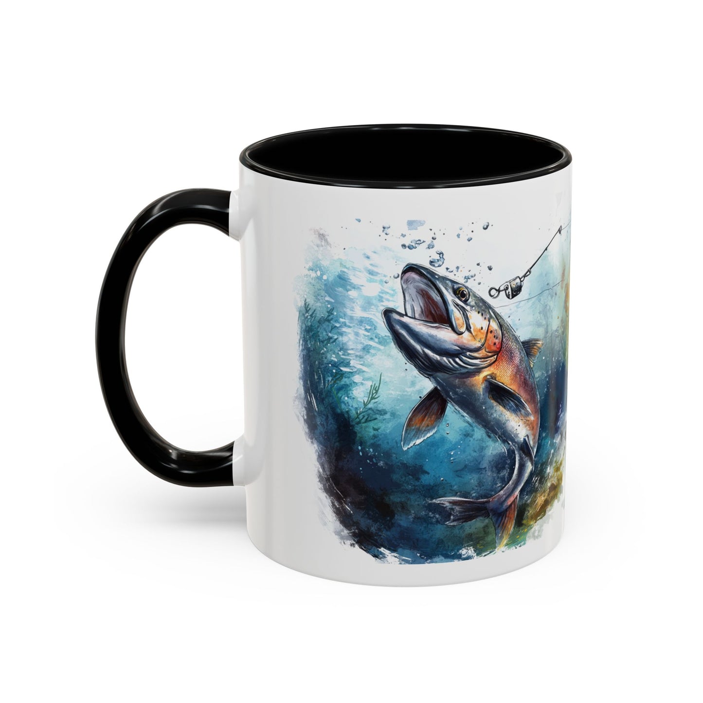 ‘Fish On’ Design Fishing Themed Coffee Mug