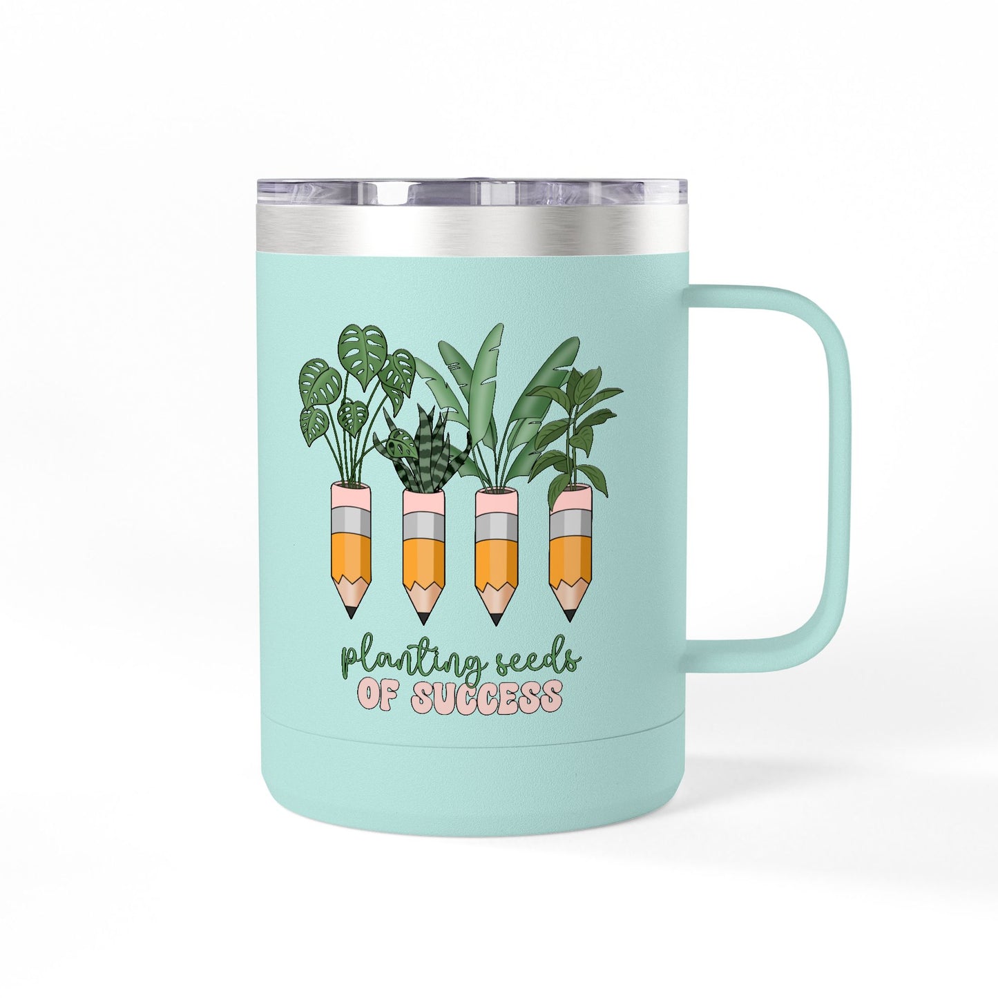 Botanical Coffee Tumbler - Planting Seeds of Success
