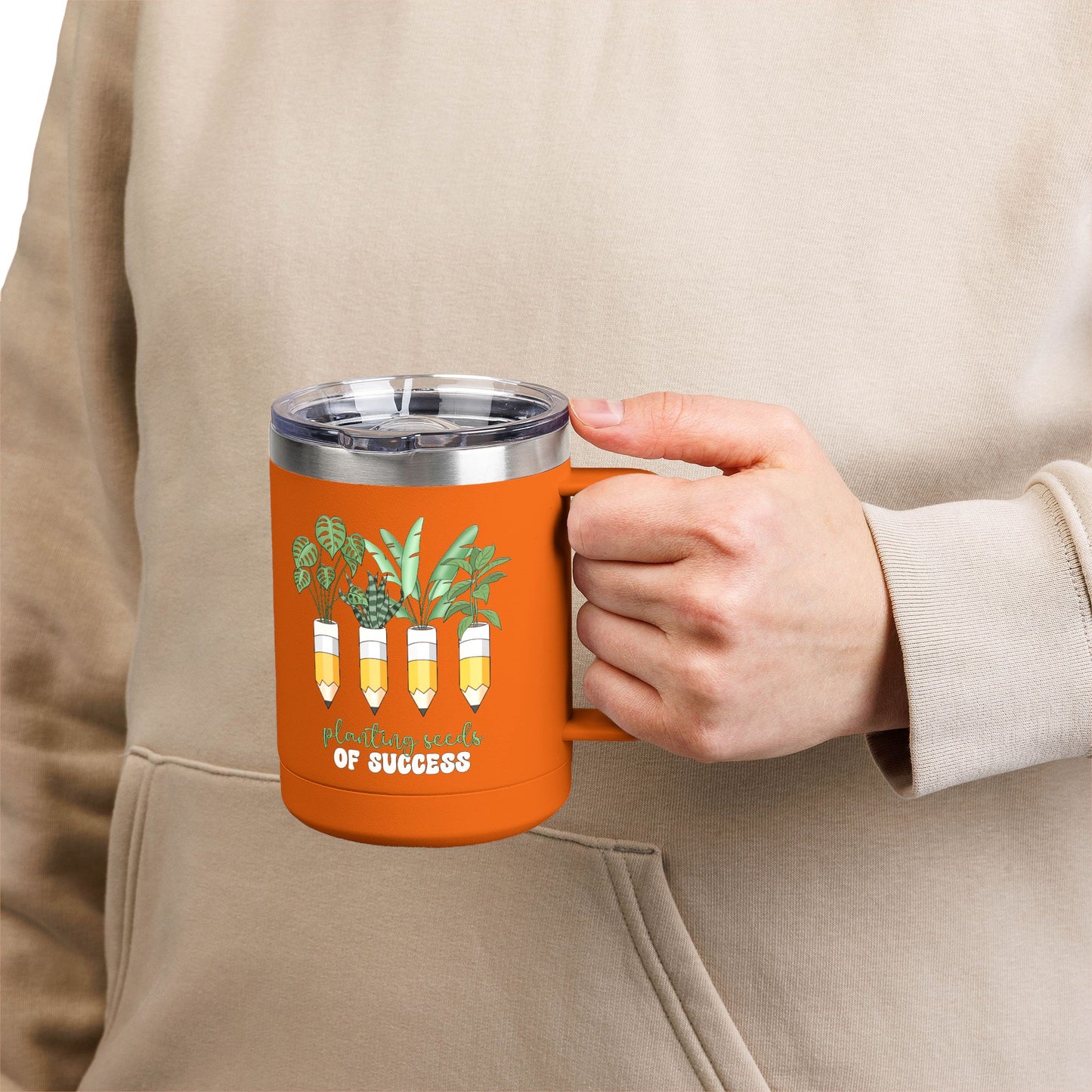 Botanical Coffee Tumbler - Planting Seeds of Success