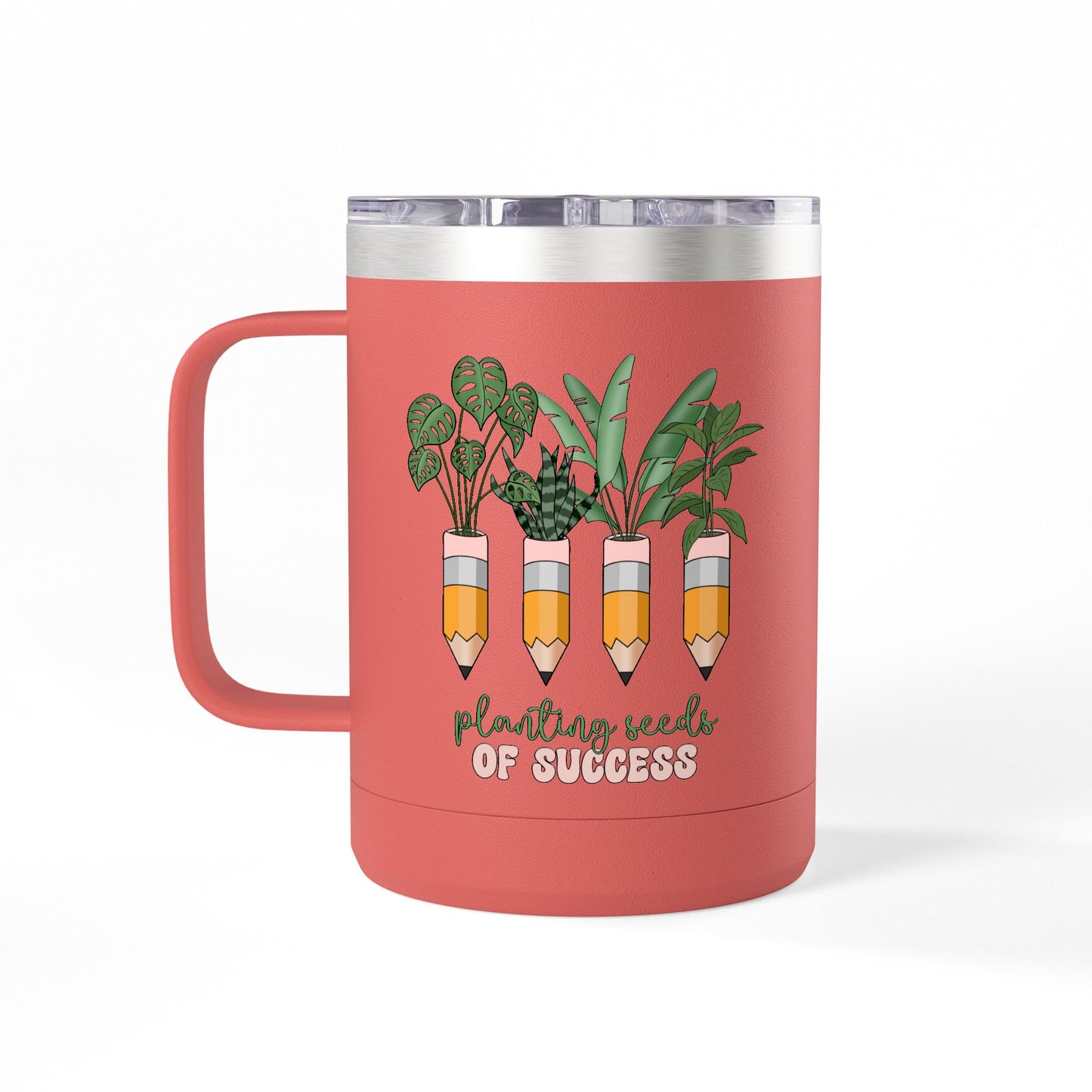 Botanical Coffee Tumbler - Planting Seeds of Success