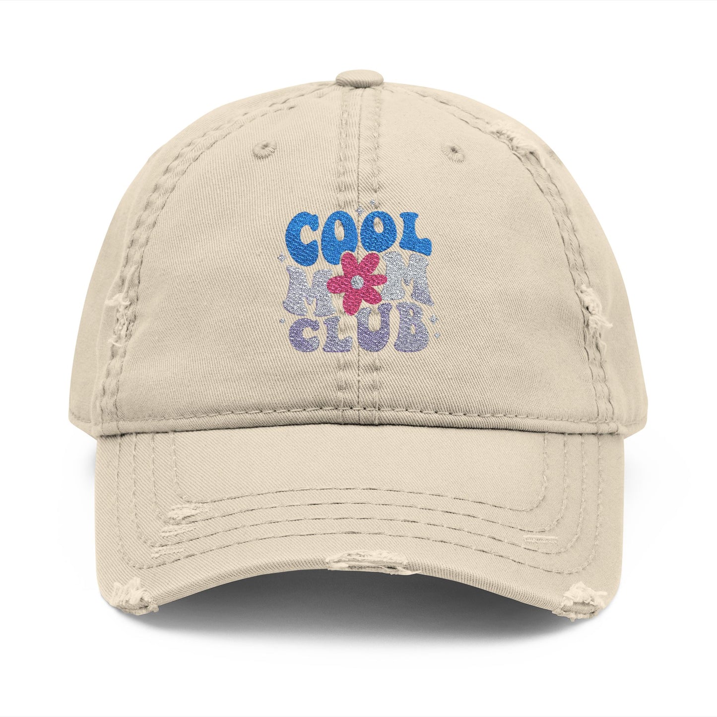 Cool Mom Club Distressed Hat