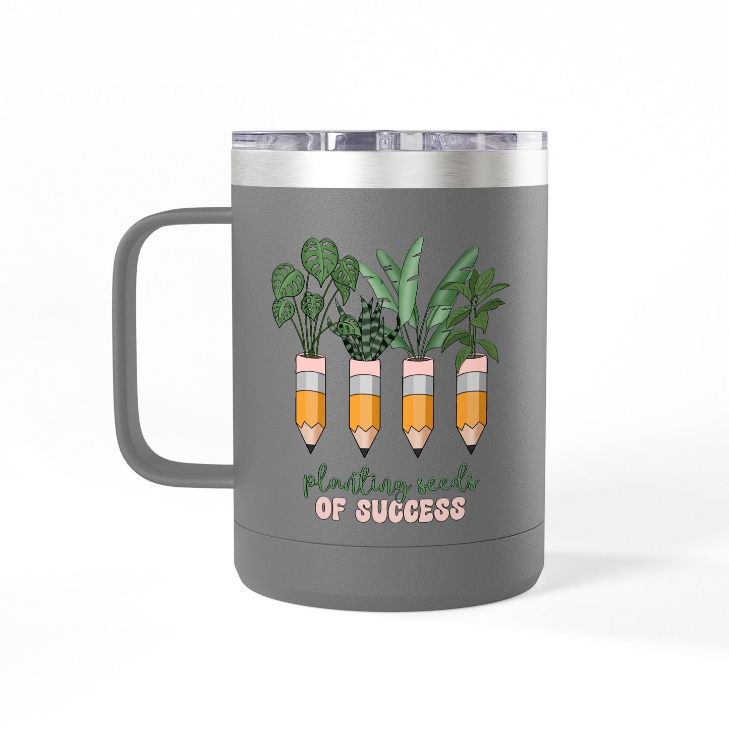 Botanical Coffee Tumbler - Planting Seeds of Success