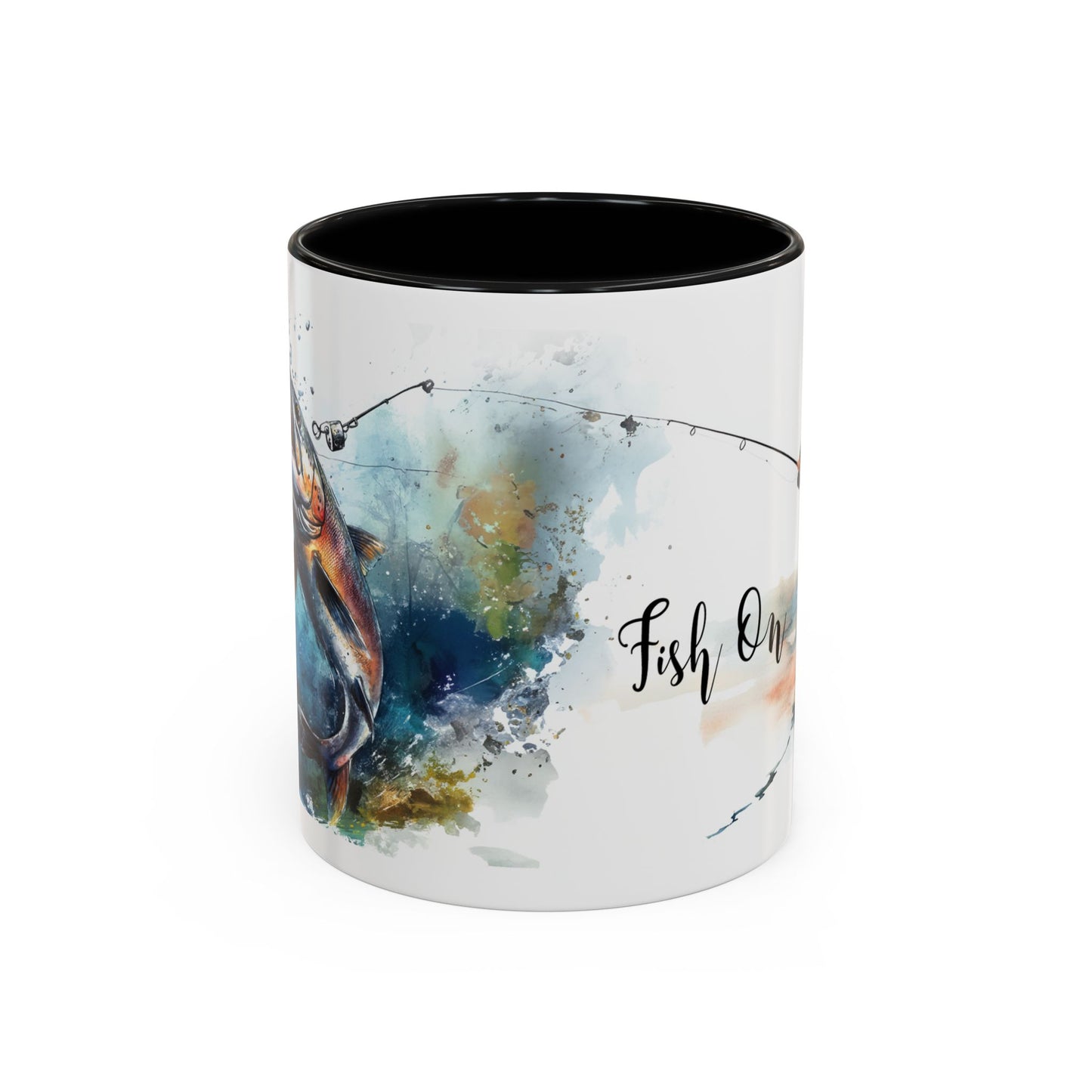 ‘Fish On’ Design Fishing Themed Coffee Mug