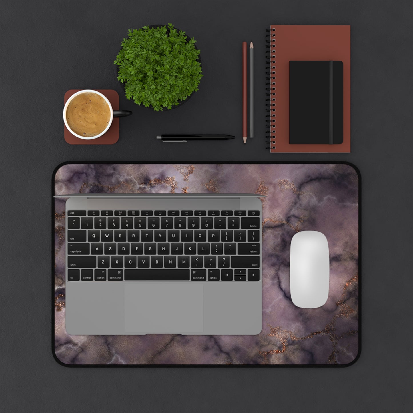 Elegant Marble Desk Mat – Stylish Office Accessory