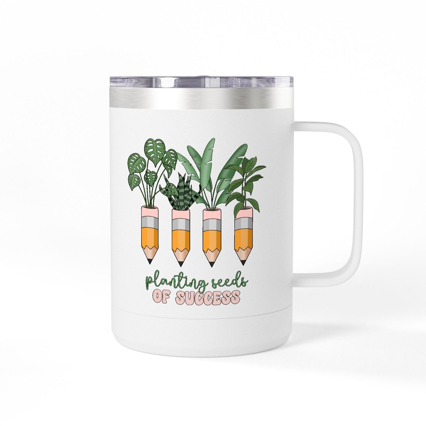 Botanical Coffee Tumbler - Planting Seeds of Success