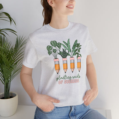 Planting Seeds of Success Unisex Jersey T-Shirt