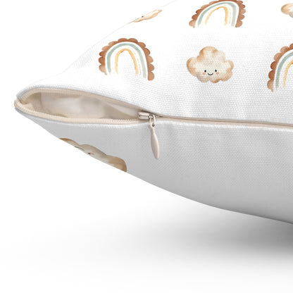 Whimsical Rainbow Pillow | Cozy Decor for Kids' Rooms & Nurseries