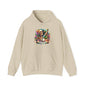 Cheers to Surviving - with Skeletons Hoodie - Unisex Heavy Blend Sweatshirt for Everyday Comfort