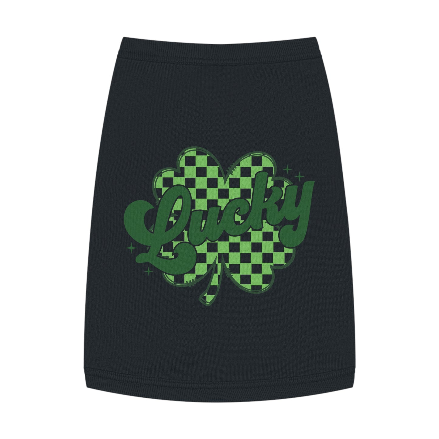 Lucky Clover Pet Tank Top - St. Patrick's Day Dog Apparel