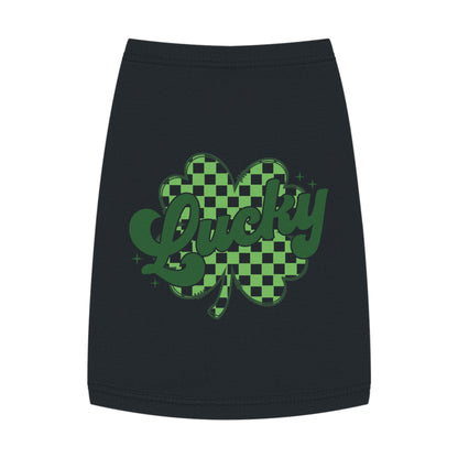 Lucky Clover Pet Tank Top - St. Patrick's Day Dog Apparel