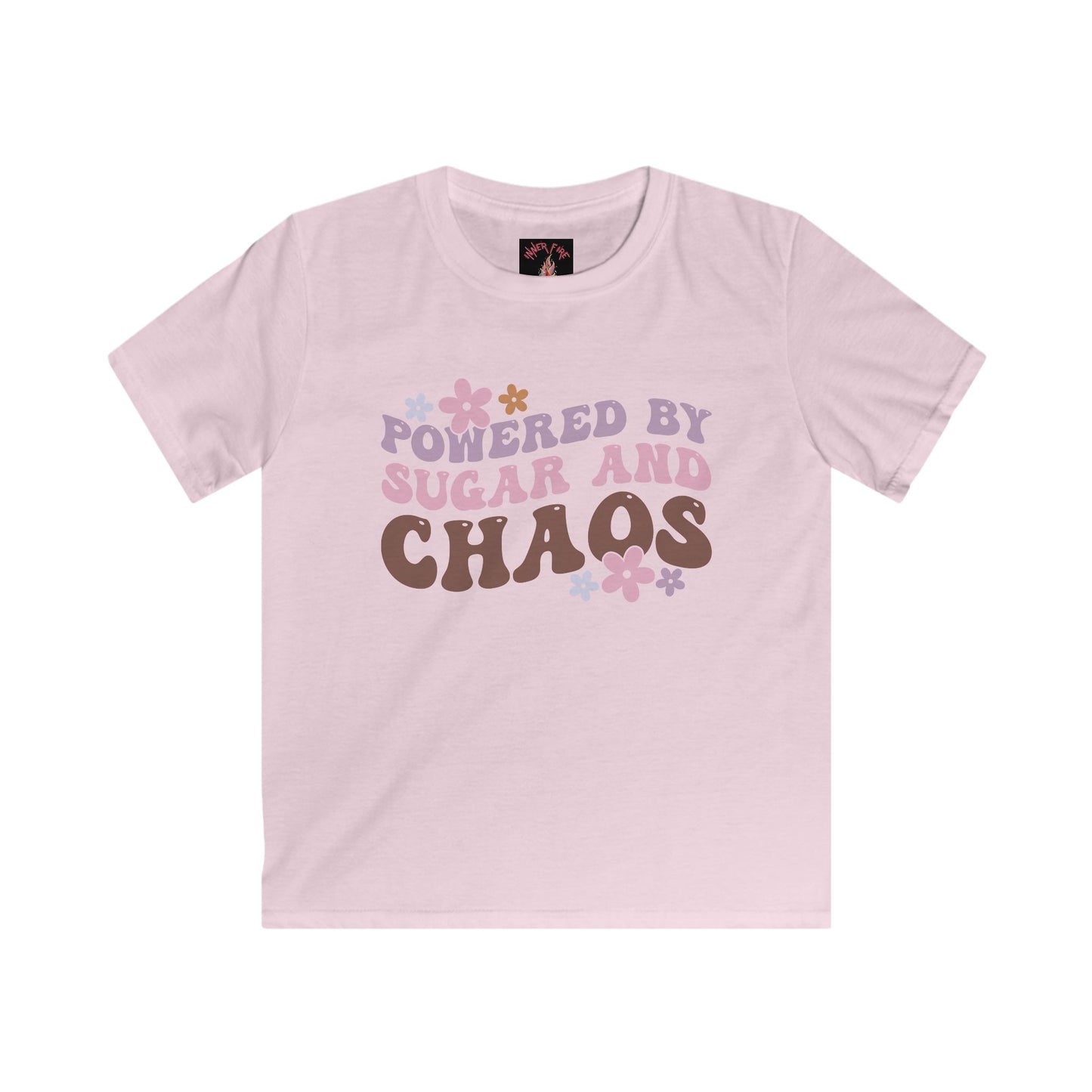 Powered by Sugar and Chaos - Fun Graphic Tee