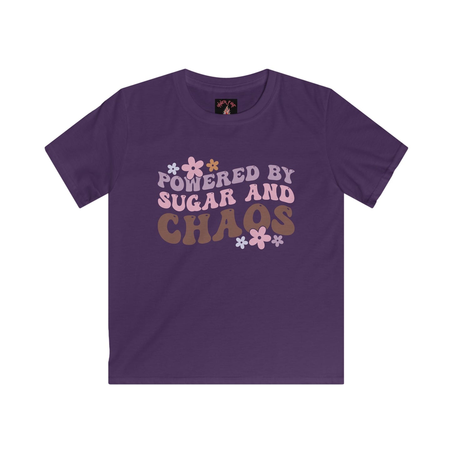 Powered by Sugar and Chaos - Fun Graphic Tee