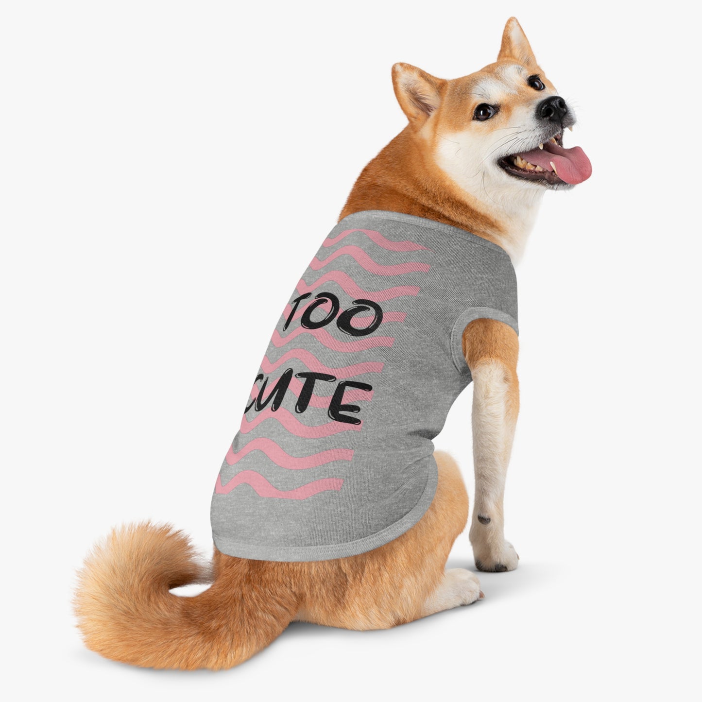 Cute Pet Tank Top - Adorable Wavy Design for Dogs and Cats