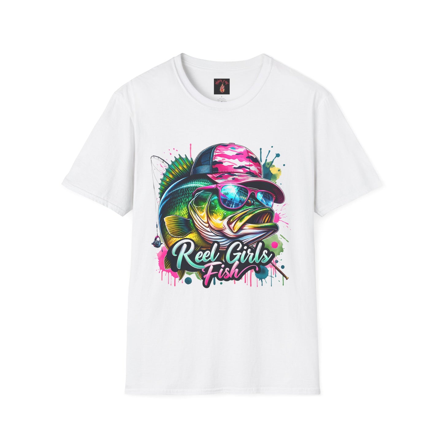 "Reel Girls Fish" Graphic T-Shirt - Fun & Sporty Fishing Tee