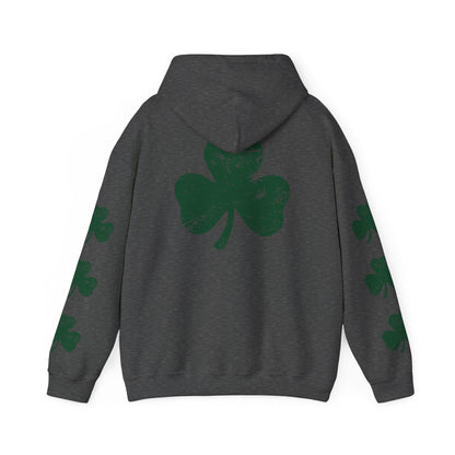 Lucky Shamrock Unisex Hooded Sweatshirt for St. Patrick's Day