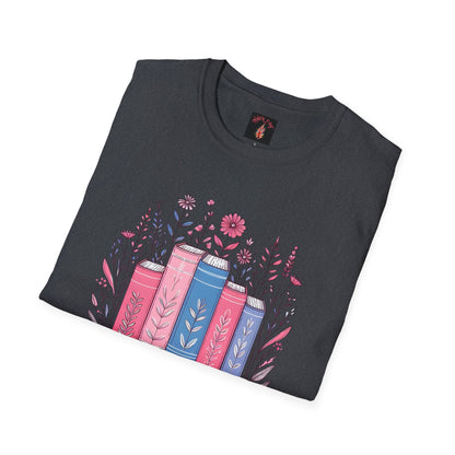 Book Lover's Unisex T-Shirt | There Is No Such Thing As Too Many Books | Gift for Readers, Cozy Outfit, Literary Tee, Bookworm Apparel