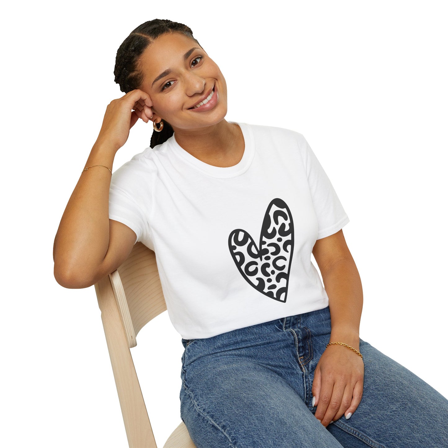 Leopard Love Unisex Softstyle T-Shirt - Perfect for Casual Wear & Gifts
