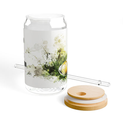 Weapon of Grass Destruction Sipper Glass, 16oz | Eco-Friendly Glass Drinkware