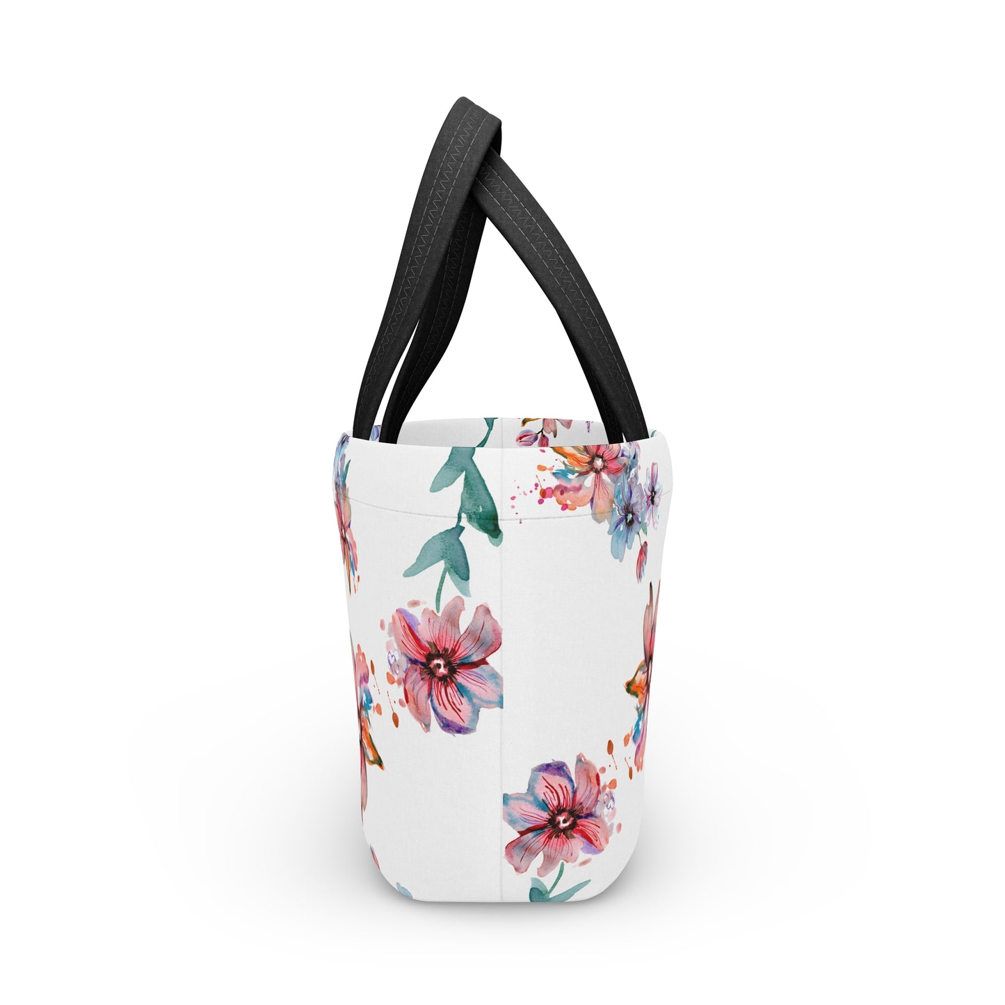 Floral Lunch Bag - Stylish Soft Cooler for Picnic & Work