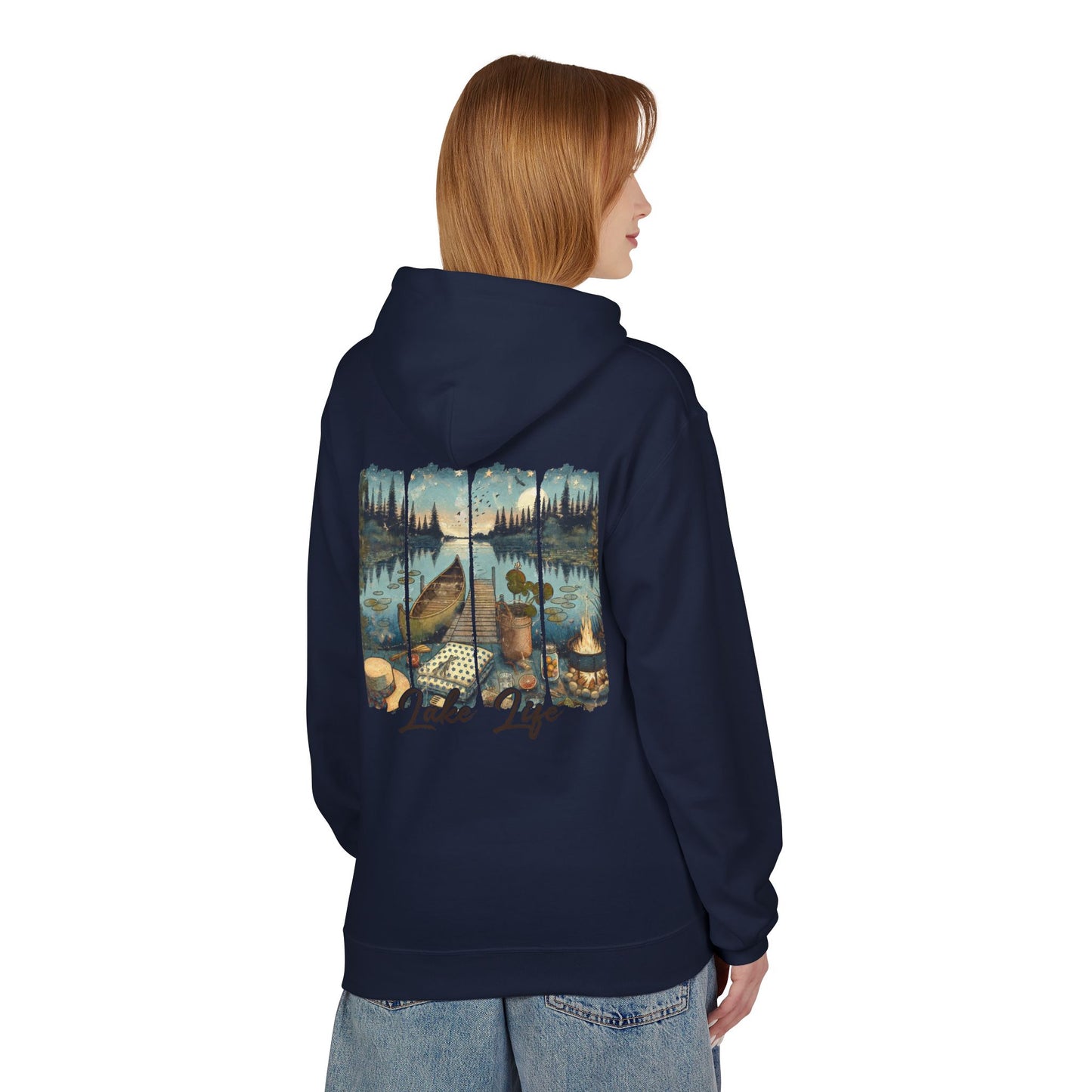 Lake Life  - Unisex Midweight Fleece Hoodie