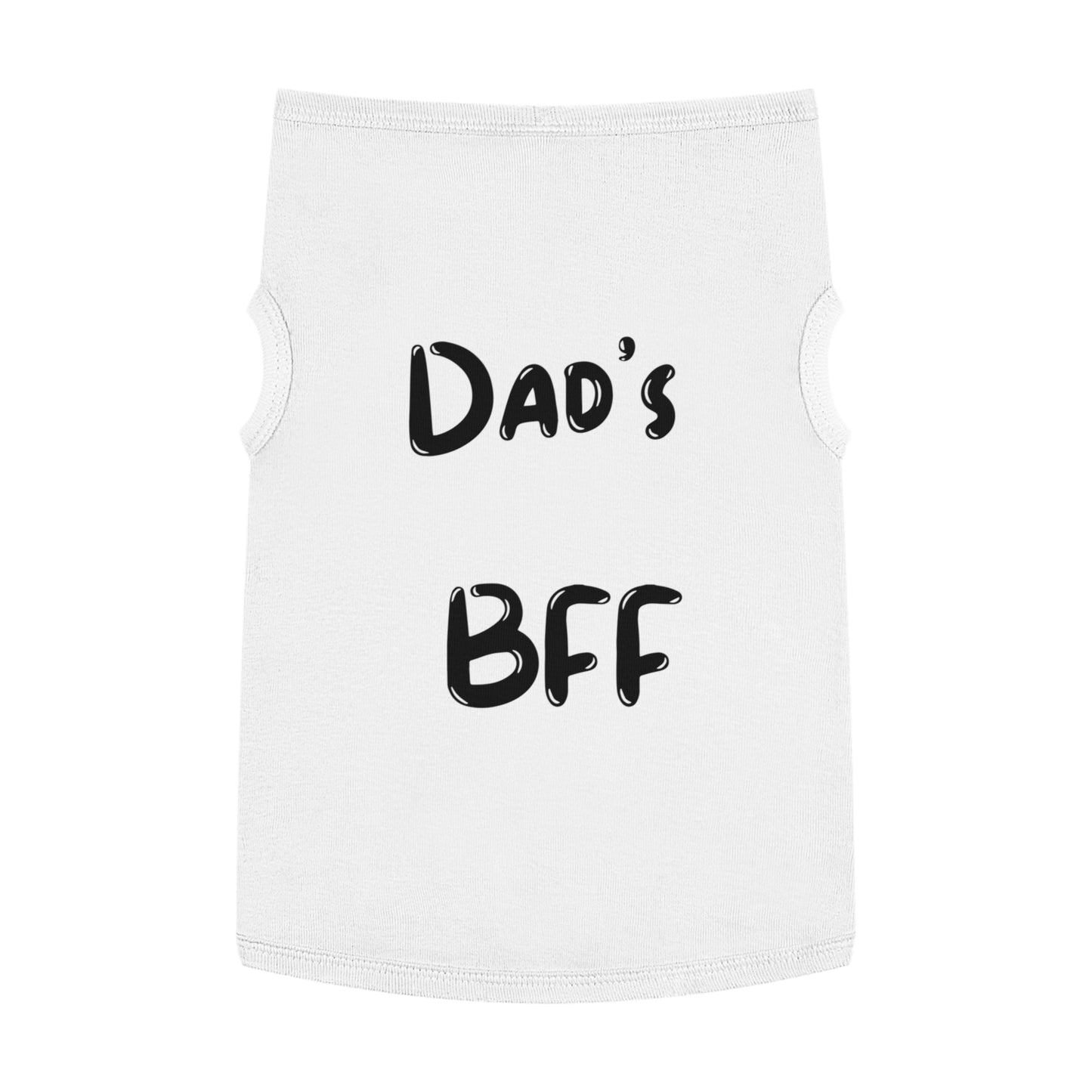 Dad's BFF Pet Tank Top - Cute Dog Shirt for Father's Day