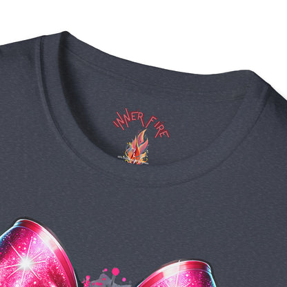 Pink Bow Football T-Shirt